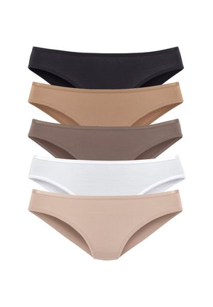 5 PACK JAZZ - Slip - beige/creme/taupe/schwarz/caramel