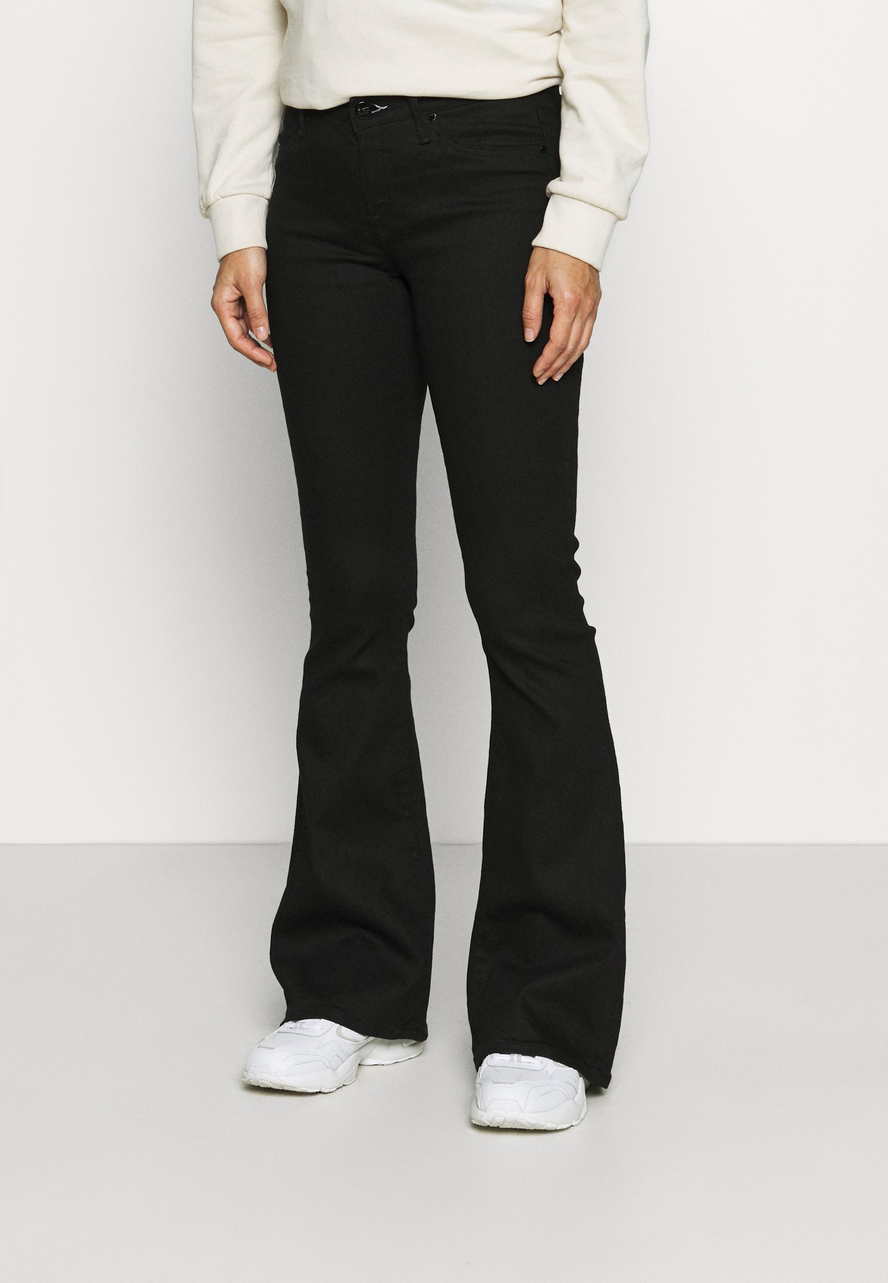 Denham FARRAH - Flared Jeans - black/black denim - Zalando.co.uk
