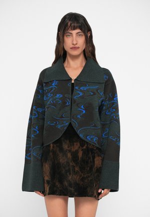 MYSTERY KNITTED CARDIGAN - Kofta - green