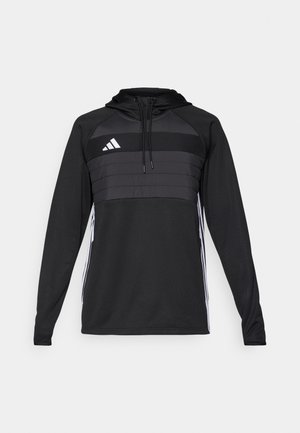 adidas Performance TIRO ESSENTIALS WINTERIZED TOP - Majica s kapuljačom - black/white
