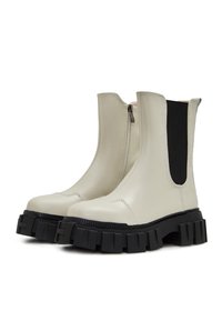 Cesare Gaspari CHUNKY - Stivaletti con plateau - beige