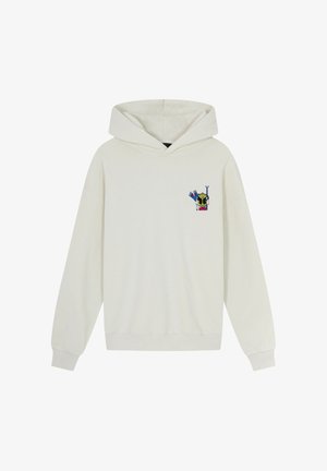 HAPPICON SKI - Sweat à capuche - white