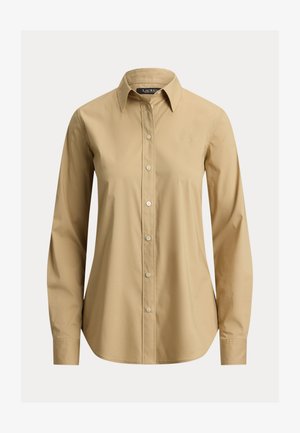 Lauren Ralph Lauren, CLASSIC FIT STRETCH-COTTON BLEND SHIRT - Blúzka so zapínaním na gombíky - birch tan