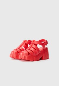 Melissa MEGAN - Platforminiai sandalai - red