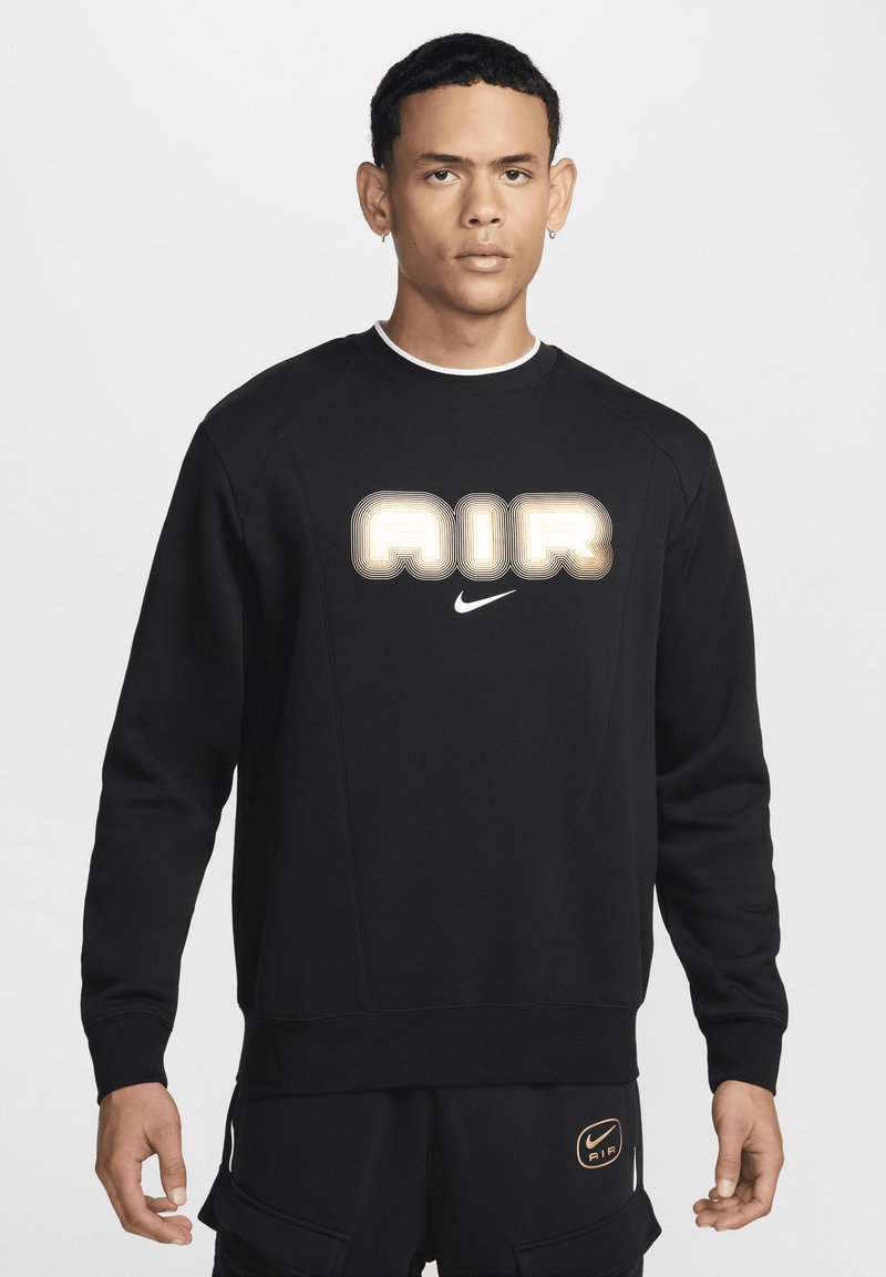 Nike Sportswear AIR - Sweatshirt - black metallic gold
