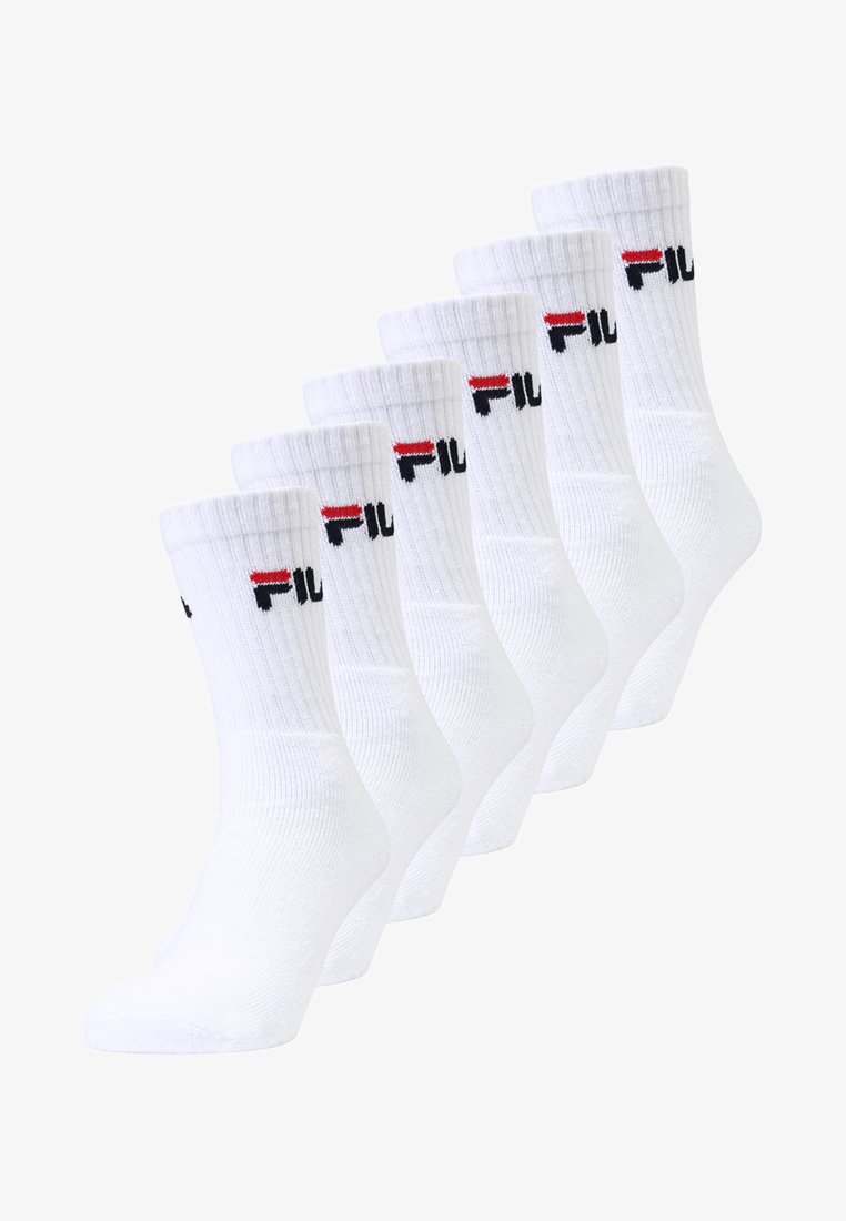 Fila - TENNIS SOCKS UNISEX 6 PACK - Strumpor - white, Förstora