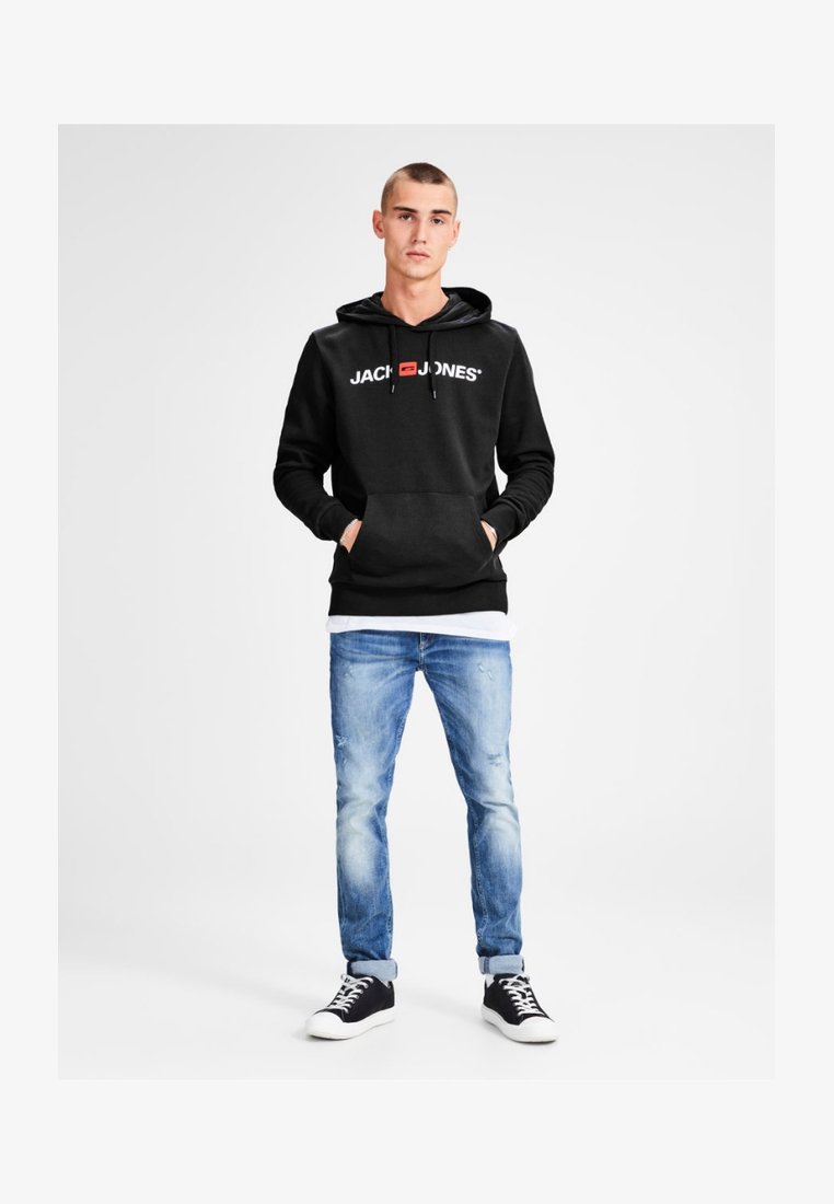 Felpa Con Cappuccio Uomo Riverso Jack & Jones JCOPINN HOOD