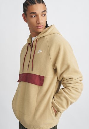 CLUB WINTER - Pulover iz flisa - parachute beige/dark team red/white