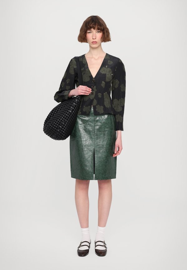 MILLEA - Button-down blouse - forest night4