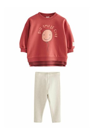 SET - REGULAR FIT - Leggingsit - red smile character
