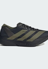 adidas Performance ADIZERO ADIOS PRO 4 - Road running shoes - core black focus olive charcoal