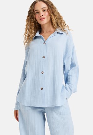 MORNING TIME-LANGARM - Button-down blouse - bfp/blue