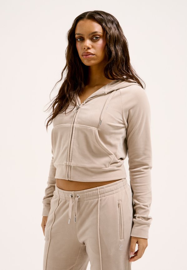 MADISON HOODIE - Zip-up sweatshirt - string