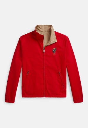 LUNAR NEW YEAR BEAR REVERSIBLE JACKET 8-20Y - Lahka jakna - red/vintage khaki