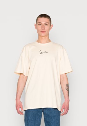 UNISEX SMALL SIGNATURE ESSENTIAL TEE - Basic T-shirt - cream