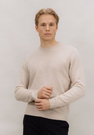 SWEATER HASSE - Strikkegenser - oatmeal