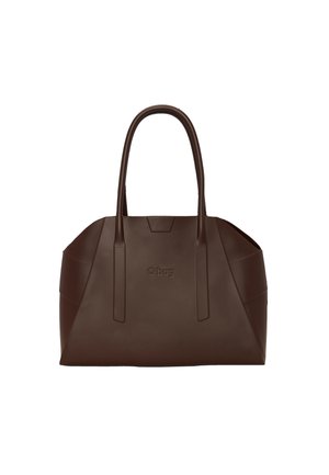 UNIQUE - Shopping Bag - chocolate plain