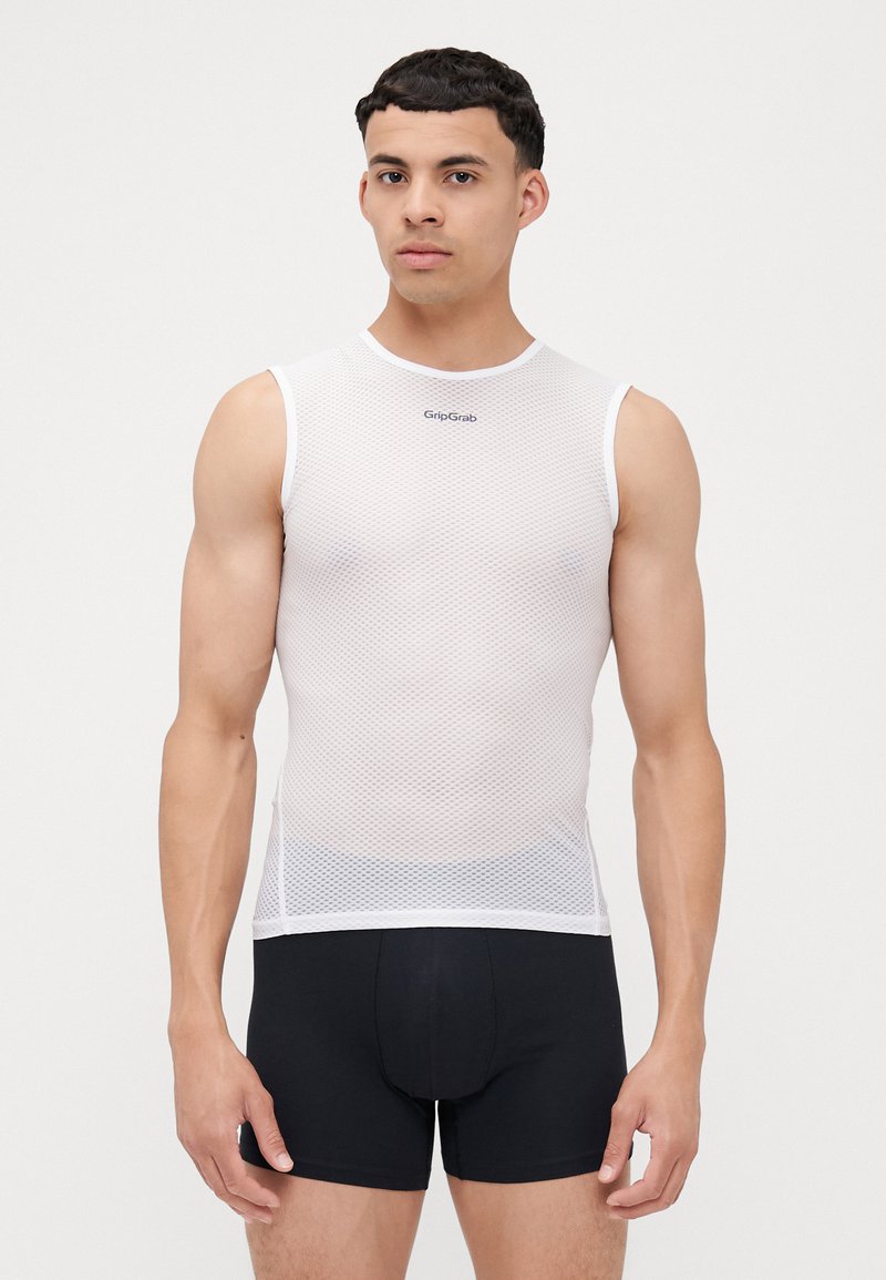 GripGrab ULTRALIGHT SLEEVELESS BASE LAYER - Unterhemd/-shirt - white