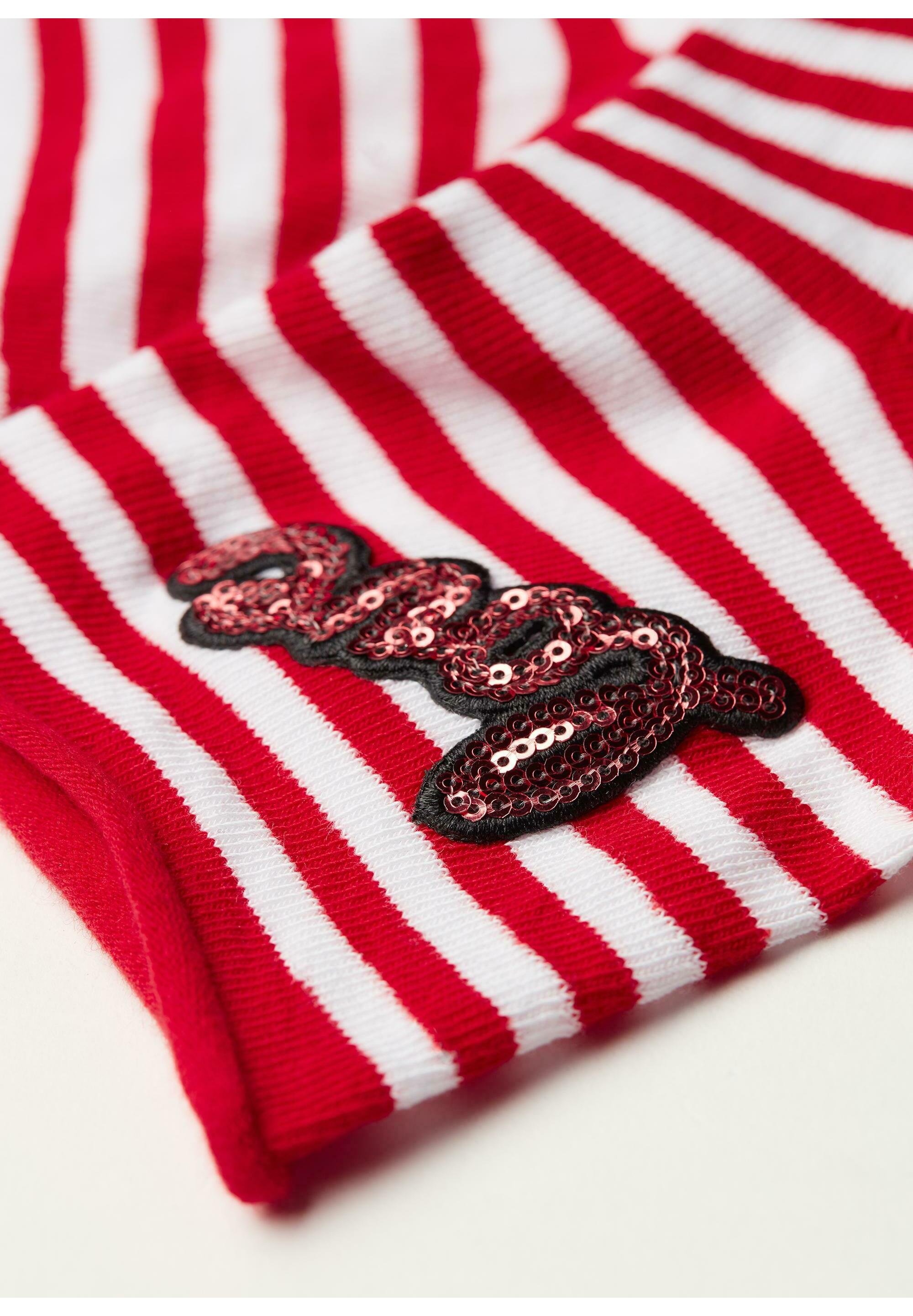 Calzedonia MIT FARBVERLAUFS PRINT - Calze - rot red love appliqué/rosso -  Zalando