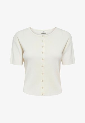 JDY, STRICKJACKE JDYGABY STRICKJACKE - Gilet - cloud dancer