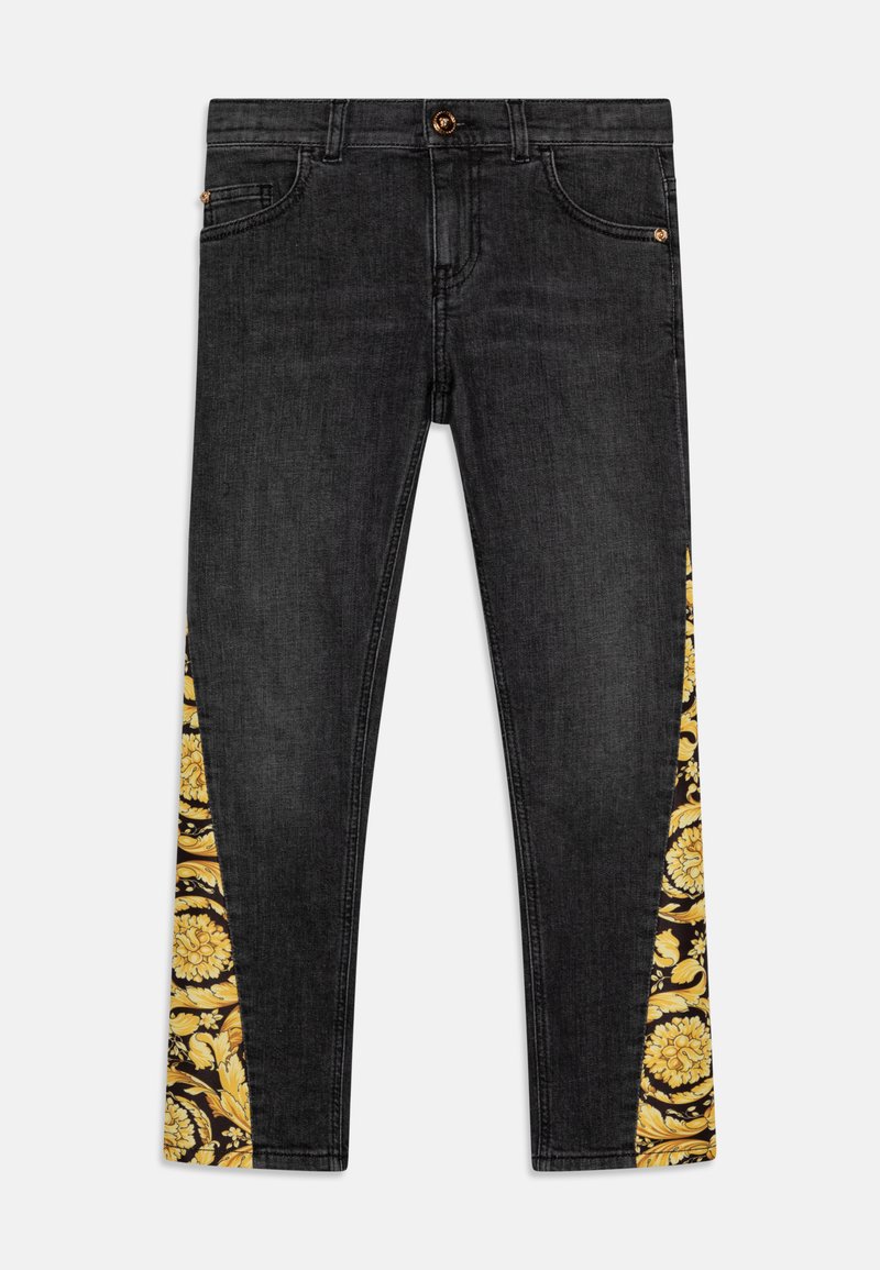 Versace - PANT BAROCCO KIDS UNISEX - Džínsy s rovným strihom - black/gold, Zväčšiť
