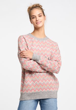 usha, Jumper - rosa mehrfarbig