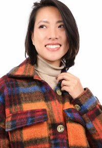 SURI FREY FREYDAY - Mantel - orange blau