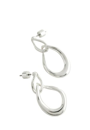 Next, OPEN LINK DROP EARRINGS - Earrings - silver-coloured tone