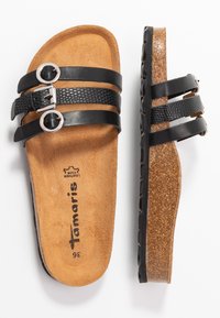 Tamaris SLIDES - Slippers - black