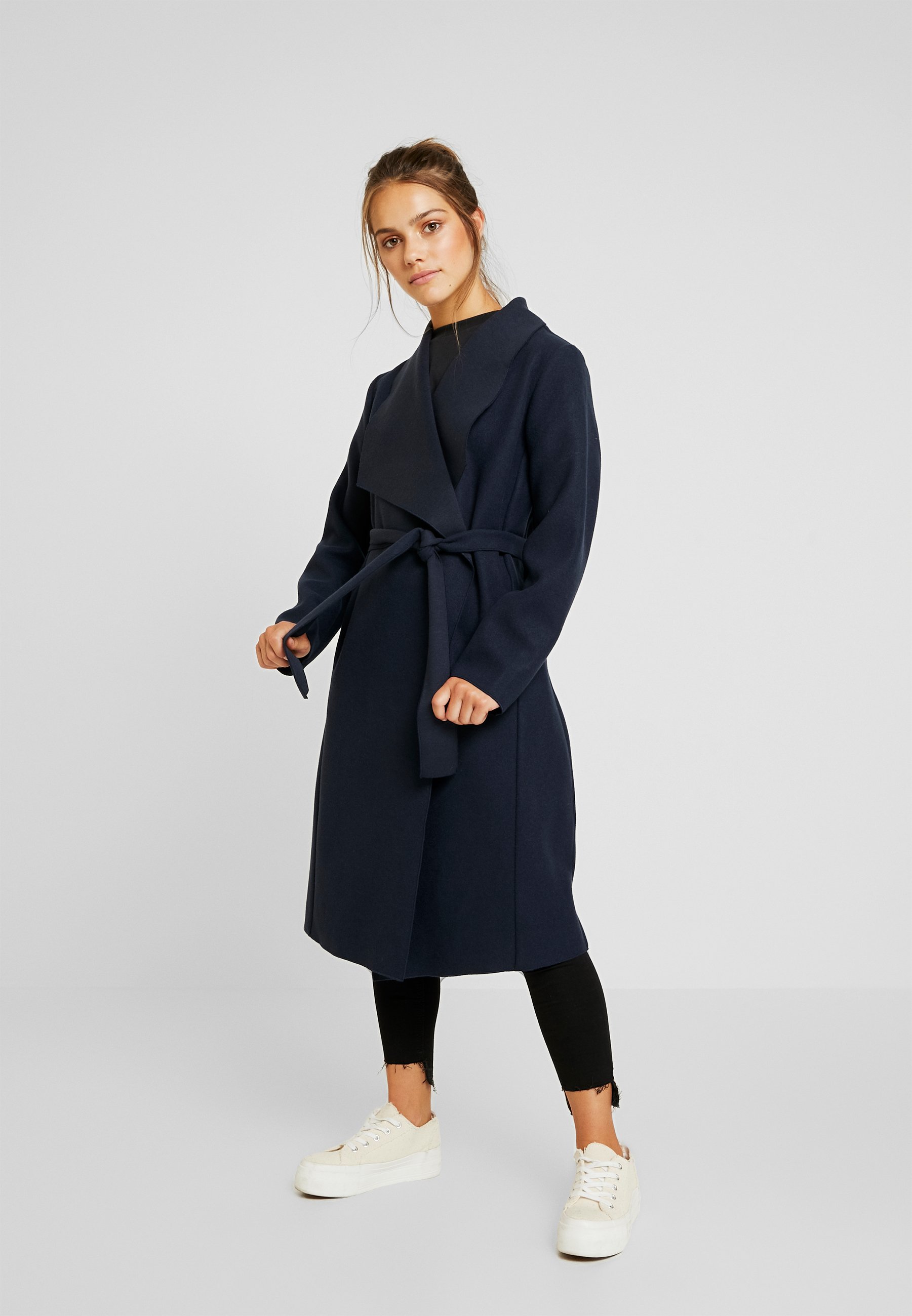 Vila Takki viBalis Long Jacket Harmaa Pitkät takit Vila Takki viBalis Long Jacket Harmaa Pitkät takit