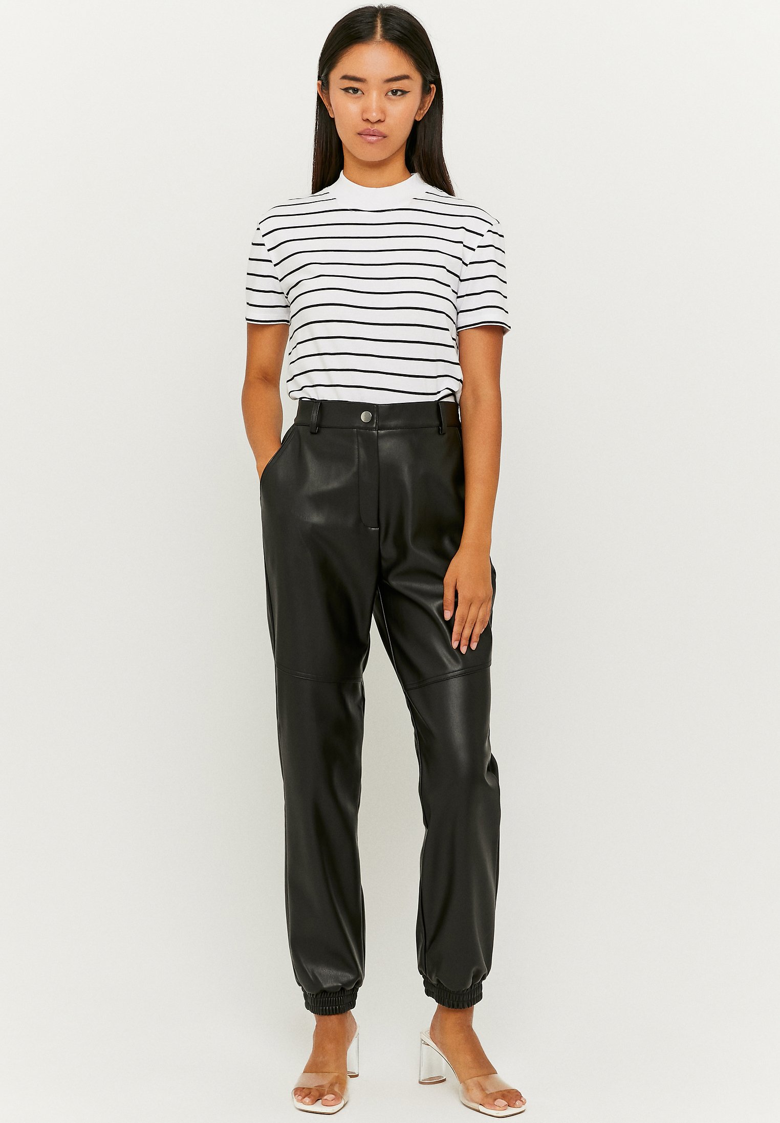 TALLY WEiJL HIGH WAIST - Pantaloni - black/nero - Zalando.it