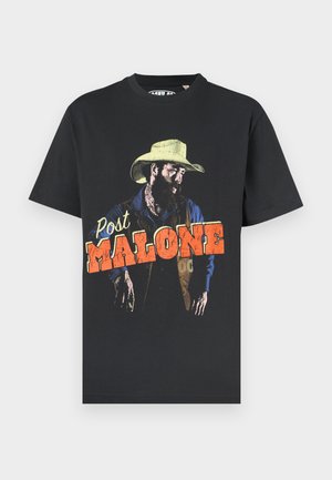 Only & Sons, ONSPOST MALONE LIFE TEE - Μπλουζάκι με στάμπα - jet black