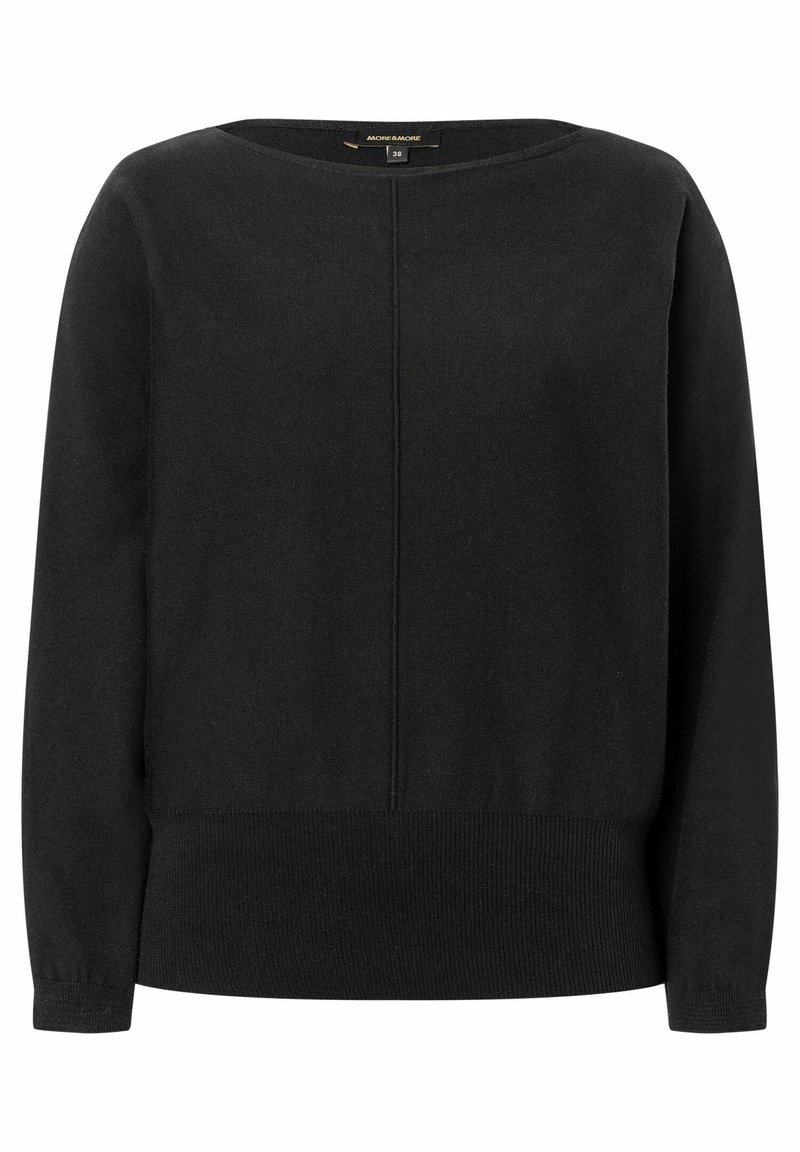 More & More FLEDERMAUS - Strickpullover - schwarz