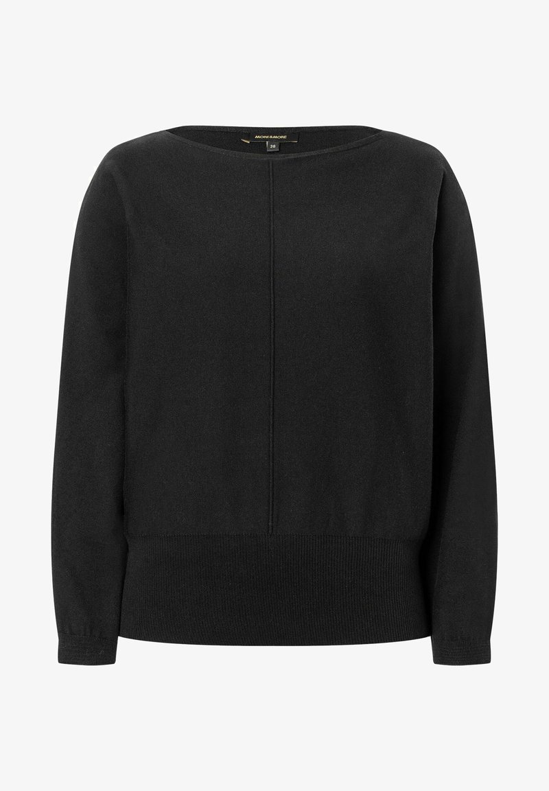 More & More FLEDERMAUS - Strickpullover - schwarz
