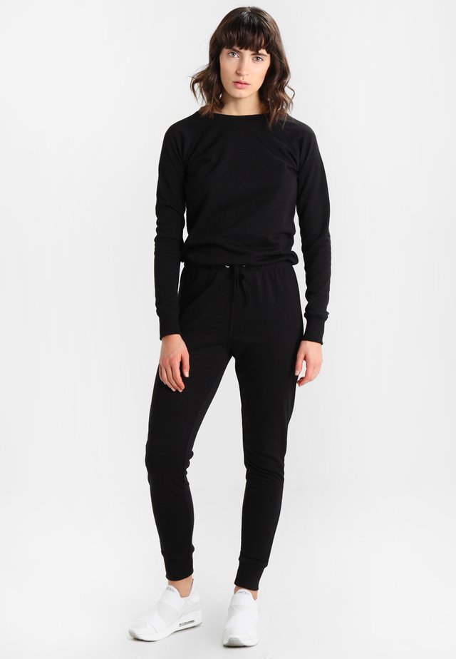 CREW NECK - Tuta jumpsuit - black