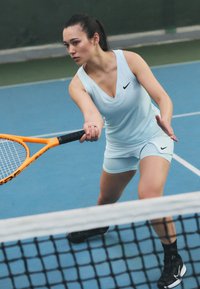 Nike Performance TANK - Top - glacier blue/black