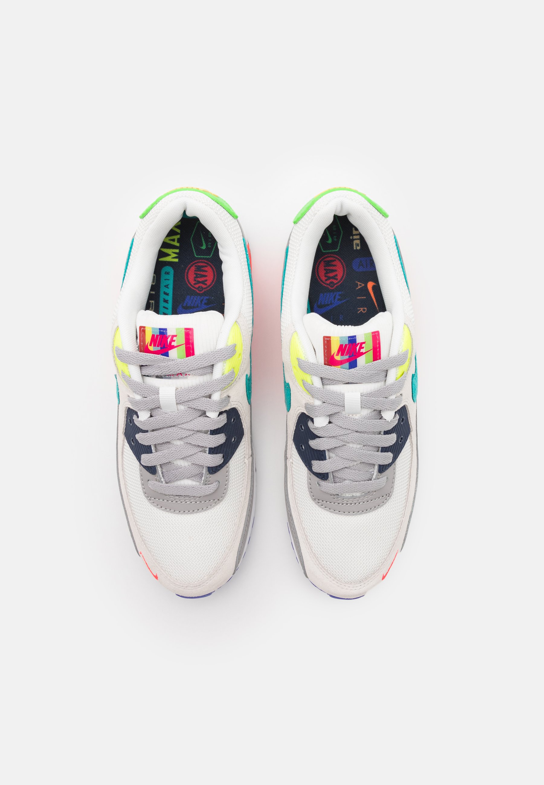 Nike Sportswear AIR MAX 90 SE M2Z - Trainers - pearl grey/sport  turquoise/summit white/black/grey - Zalando.co.uk