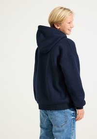 Lindex WITH PILE  - Sweatshirt - dark navy