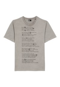 T-shirt con stampa - grey melange