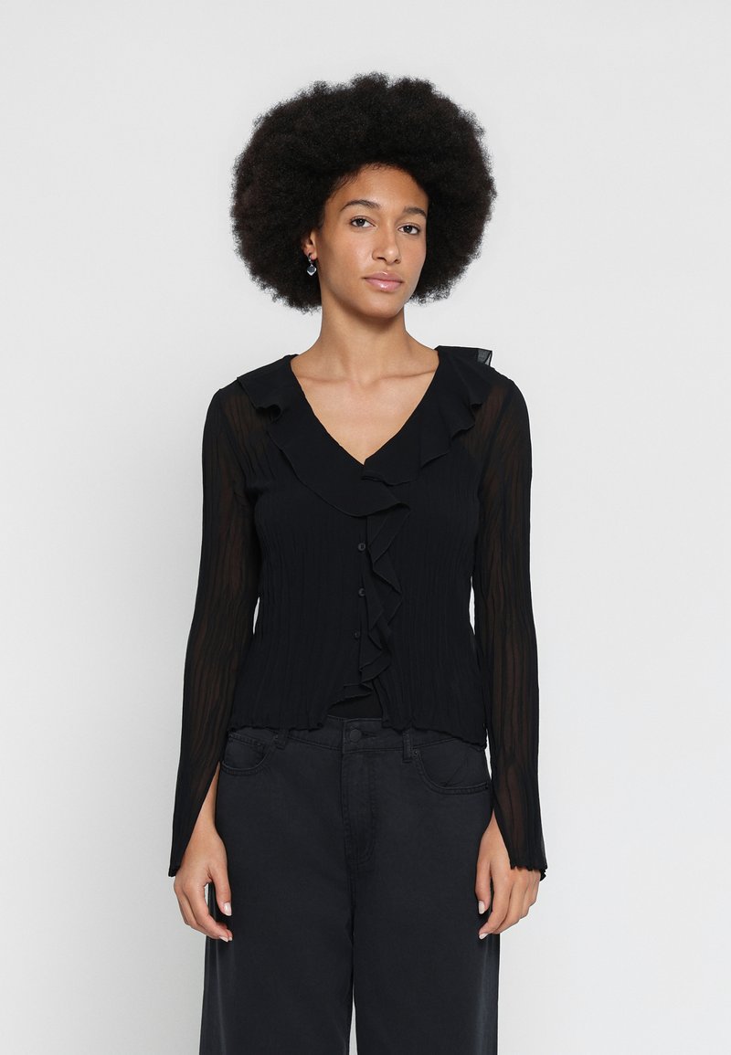 Scotch & Soda Overhemdblouse zwart
