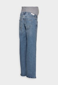 ONLY MATERNITY OLMJUICY  - Platėjantys džinsai - medium blue denim
