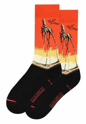 MuseARTa, SALVADOR DALÍ - THE ELEPHANTS - Calze - orange