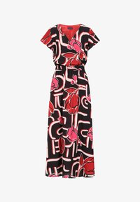 Geselecteerd, black/red geo floral