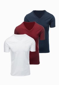 Non sélectionné, white red navy