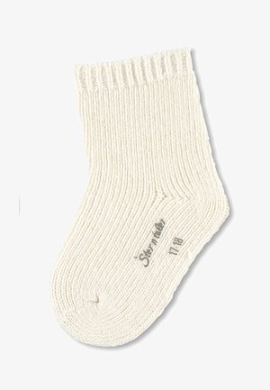 Sterntaler BABY-S�CKCHEN WOLLE UNI - Socken - melange ecru