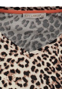 Key Largo LEONA V-NECK - Langarmshirt - offwhite