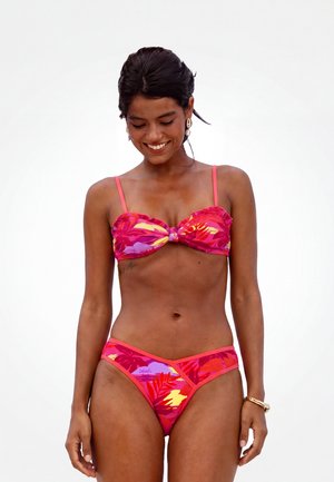 Cupshe, VIBRANT TROPICAL SET FOR GETAWAYS - Bikini - red/yellow