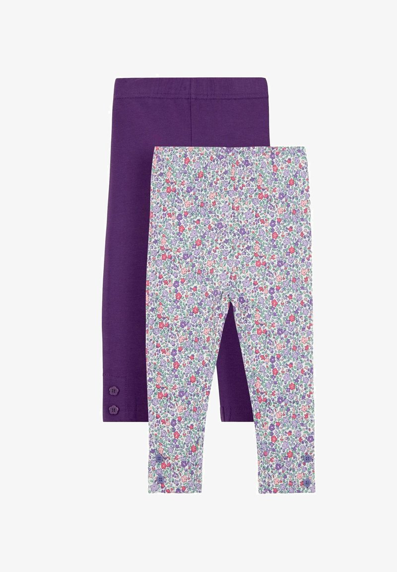 JoJo Maman Bébé DITSY FLORAL 2 PACK - Tamprės – kelnės - lilac