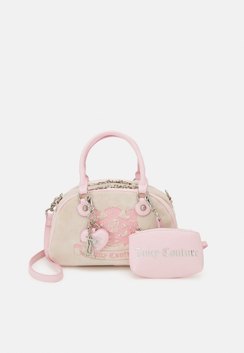 Juicy Couture TWIG DOGS BOWLING BAG Handtasche beige/pink/beige