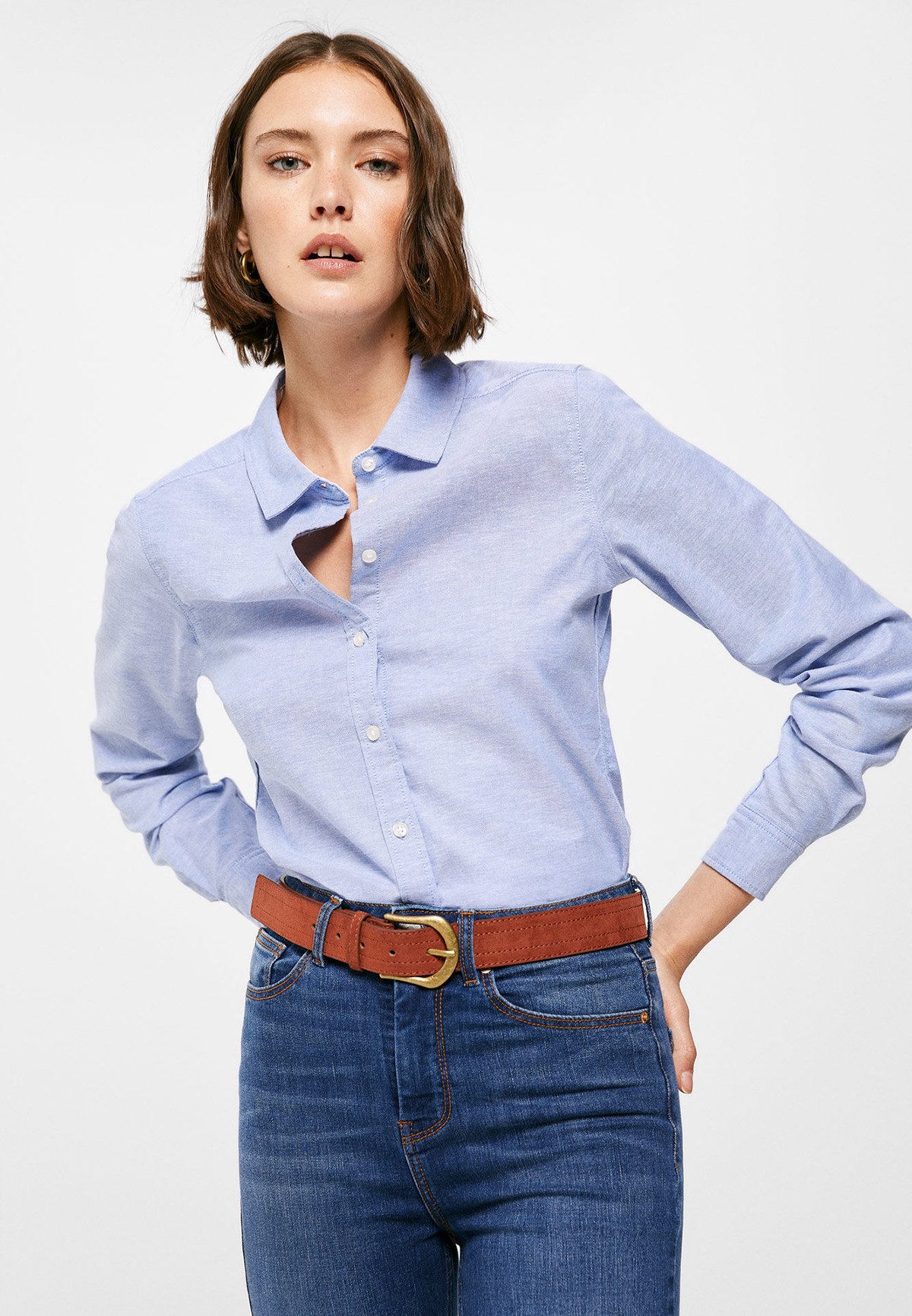 Springfield Camicia Classica Camicia Uomo A Maniche Lunghe In